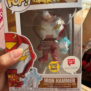 Funko Pop! Iron Hammer Figure - Red, White, Gold, Blue